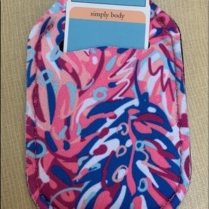 NWT Simply Southern Hand sanitizer holder keychain